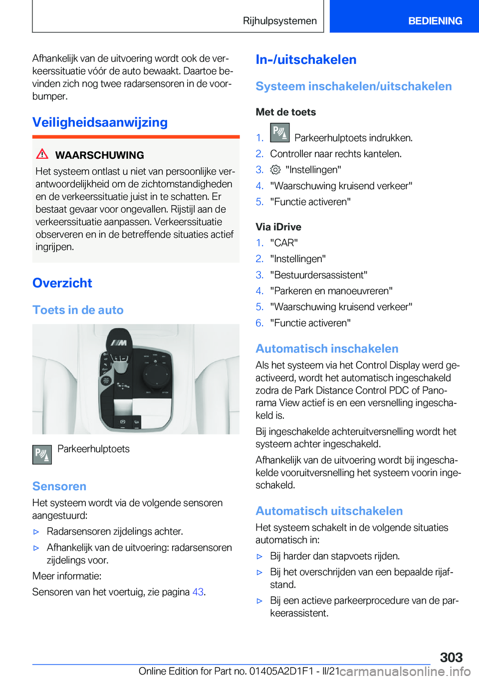 BMW X6 M 2021  Instructieboekjes (in Dutch) �A�f�h�a�n�k�e�l�i�j�k��v�a�n��d�e��u�i�t�v�o�e�r�i�n�g��w�o�r�d�t��o�o�k��d�e��v�e�rj
�k�e�e�r�s�s�i�t�u�a�t�i�e��v�