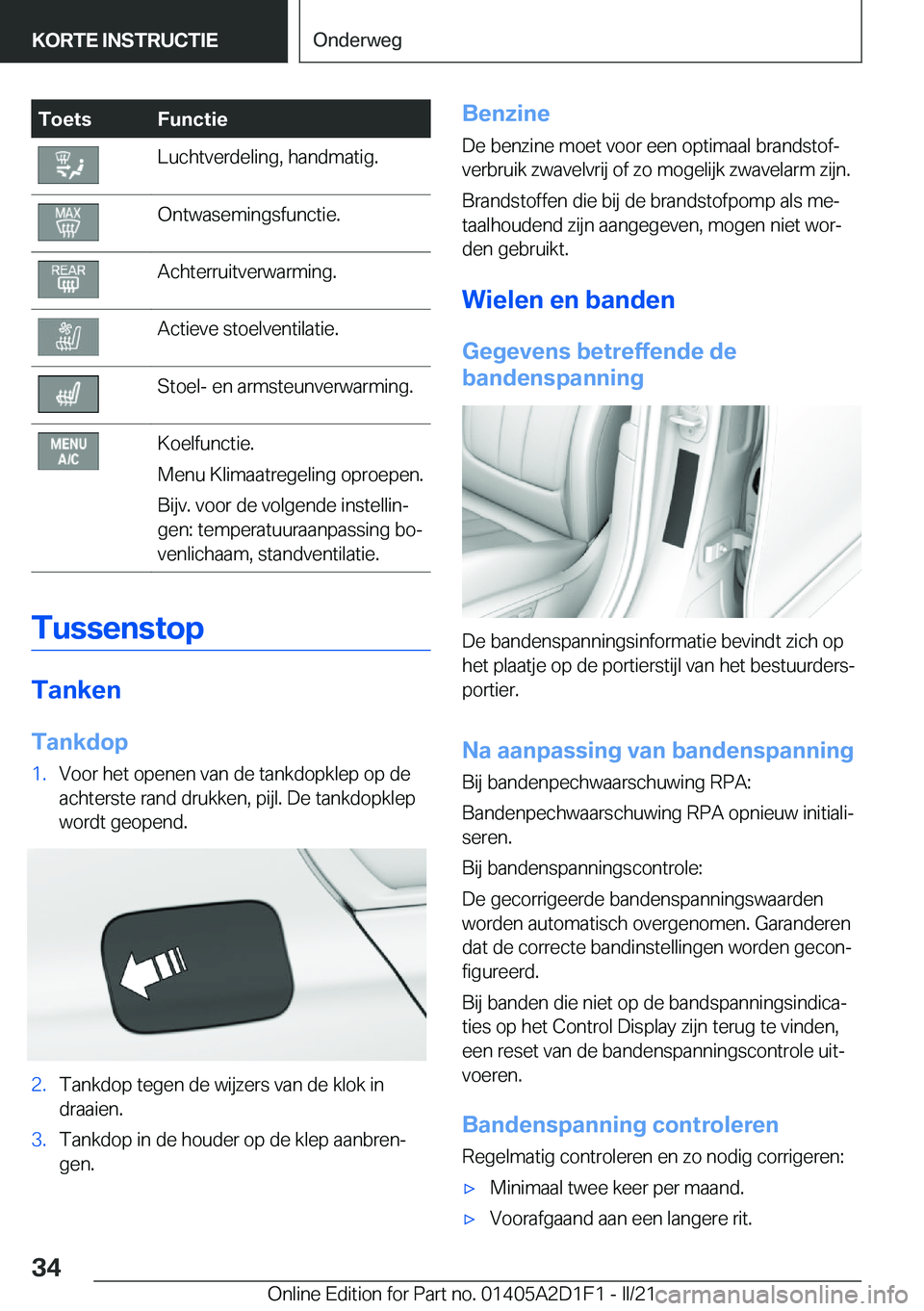 BMW X6 M 2021  Instructieboekjes (in Dutch) �T�o�e�t�s�F�u�n�c�t�i�e�L�u�c�h�t�v�e�r�d�e�l�i�n�g�,��h�a�n�d�m�a�t�i�g�.�O�n�t�w�a�s�e�m�i�n�g�s�f�u�n�c�t�i�e�.�A�c�h�t�e�r�r�u�i�t�v�e�r�w�a�r�m�i�n�g�.�A�c�t�i�e�v�e��s�t�o�e�l�v�e�n�t�i�l�a�t