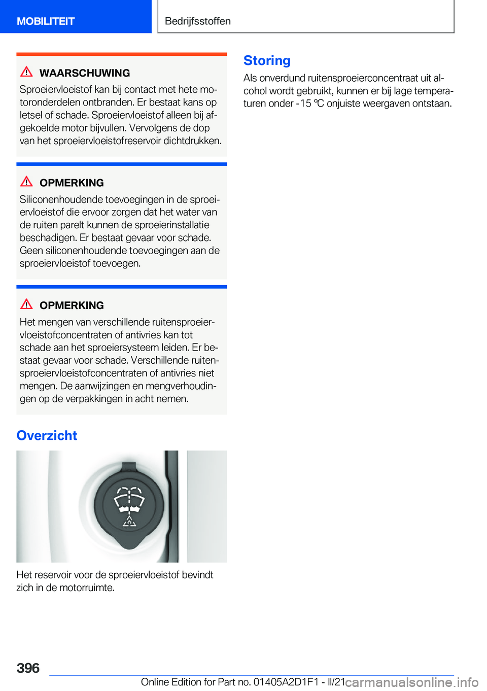 BMW X6 M 2021  Instructieboekjes (in Dutch) �W�A�A�R�S�C�H�U�W�I�N�G
�S�p�r�o�e�i�e�r�v�l�o�e�i�s�t�o�f��k�a�n��b�i�j��c�o�n�t�a�c�t��m�e�t��h�e�t�e��m�oj �t�o�r�o�n�d�e�r�d�e�l�e�n��o�n�t�b�r�a�n�d�e�n�.��E�r��b�e�s�t�a�a�t��k�a�n�s