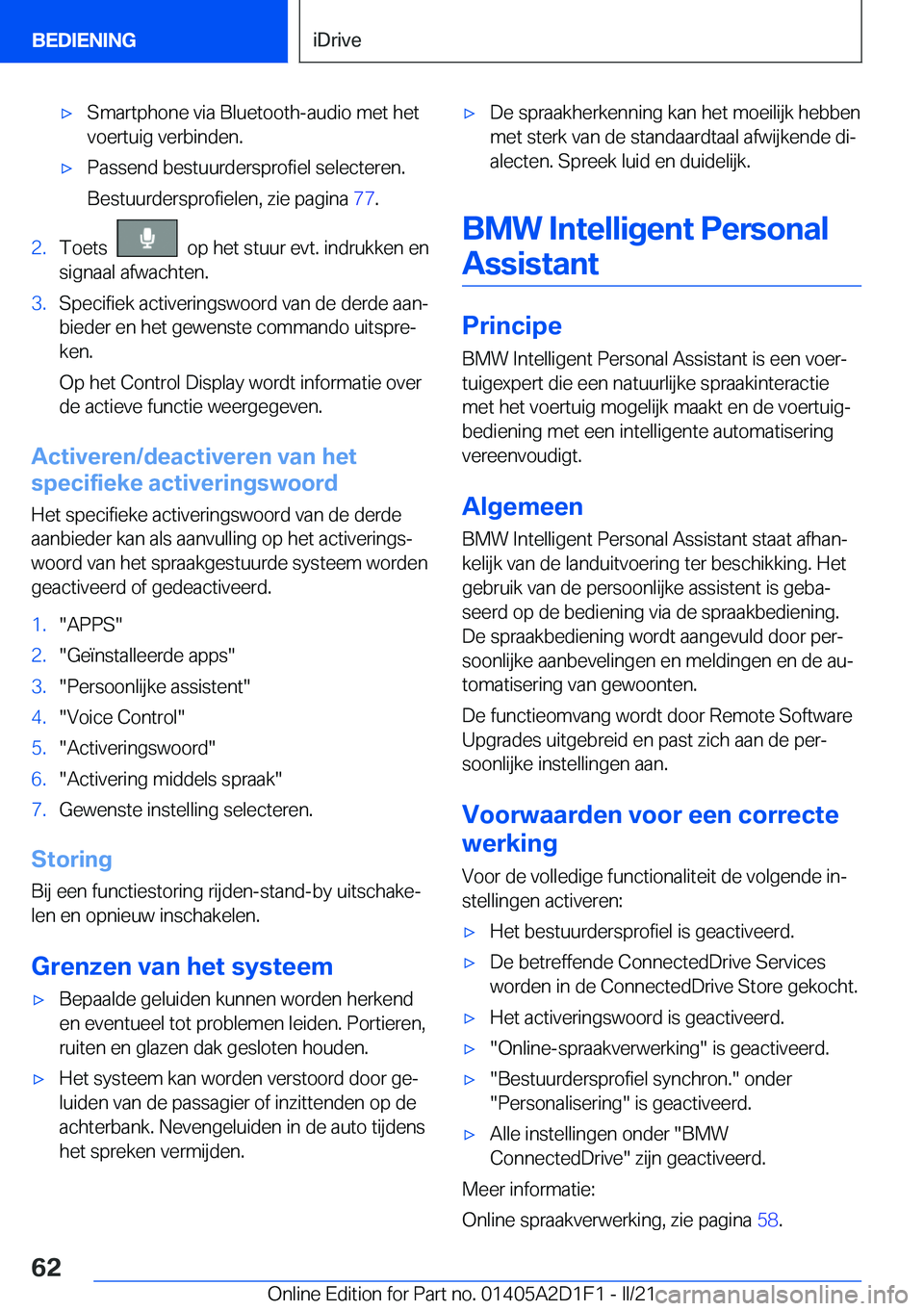 BMW X6 M 2021  Instructieboekjes (in Dutch) 'x�S�m�a�r�t�p�h�o�n�e��v�i�a��B�l�u�e�t�o�o�t�h�-�a�u�d�i�o��m�e�t��h�e�t
�v�o�e�r�t�u�i�g��v�e�r�b�i�n�d�e�n�.'x�P�a�s�s�e�n�d��b�e�s�t�u�u�r�d�e�r�s�p�r�o�f�i�e�l��s�e�l�e�c�t�e�r�e�