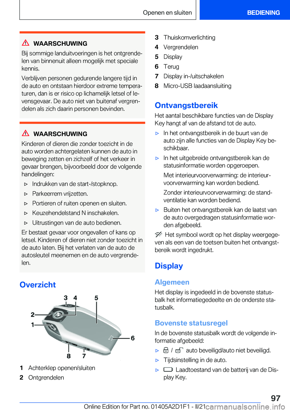 BMW X6 M 2021  Instructieboekjes (in Dutch) �W�A�A�R�S�C�H�U�W�I�N�G
�B�i�j��s�o�m�m�i�g�e��l�a�n�d�u�i�t�v�o�e�r�i�n�g�e�n��i�s��h�e�t��o�n�t�g�r�e�n�d�ej �l�e�n��v�a�n��b�i�n�n�e�n�u�i�t��a�l�l�e�e�n��m�o�g�e�l�i�j�k��m�e�t��s�p�e