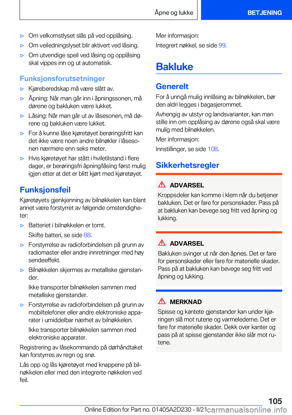 BMW X6 M 2021  InstruksjonsbØker (in Norwegian) 'x�O�m��v�e�l�k�o�m�s�t�l�y�s�e�t��s�l�å�s��p�å��v�e�d��o�p�p�l�å�s�i�n�g�.'x�O�m��v�e�i�l�e�d�n�i�n�g�s�l�y�s�e�t��b�l�i�r��a�k�t�i�v�e�r�t��v�e�d��l�å�s�i�n�g�.'x�O�m��u�t