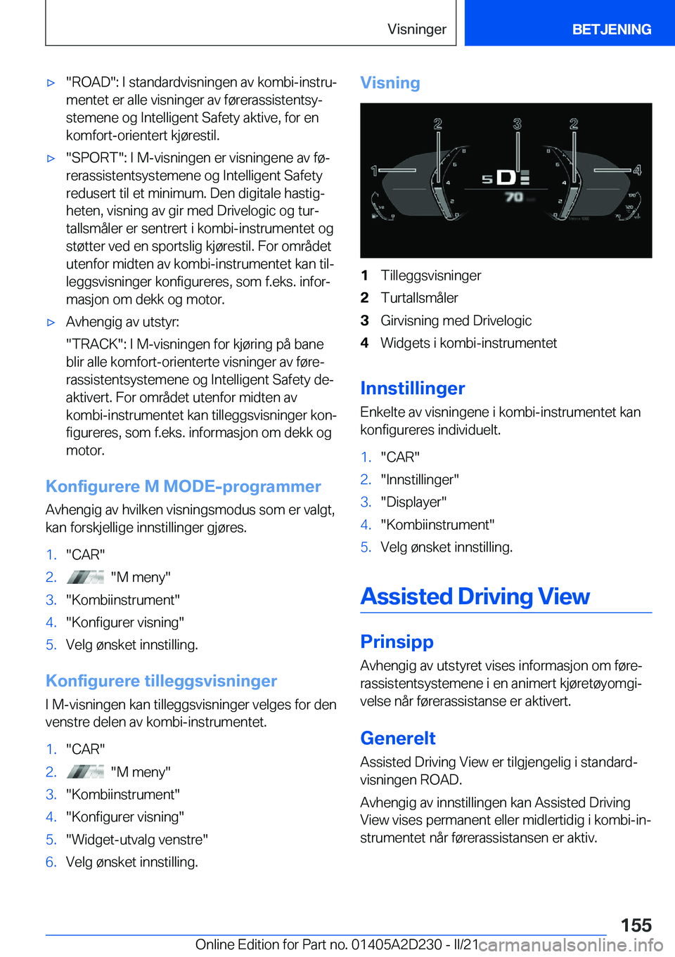 BMW X6 M 2021  InstruksjonsbØker (in Norwegian) 'x��R�O�A�D��:��I��s�t�a�n�d�a�r�d�v�i�s�n�i�n�g�e�n��a�v��k�o�m�b�i�-�i�n�s�t�r�uj
�m�e�n�t�e�t��e�r��a�l�l�e��v�i�s�n�i�n�g�e�r��a�v��f�