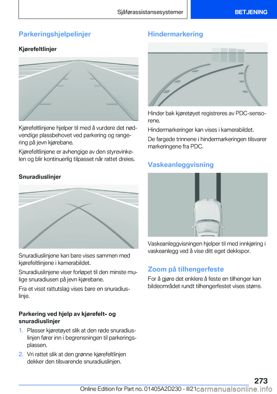 BMW X6 M 2021  InstruksjonsbØker (in Norwegian) �P�a�r�k�e�r�i�n�g�s�h�j�e�l�p�e�l�i�n�j�e�r�K�j�