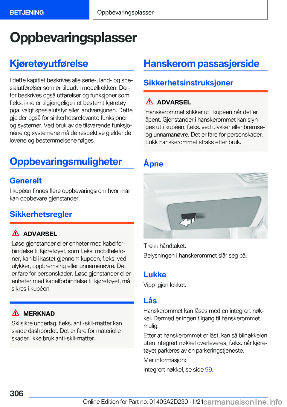 BMW X6 M 2021  InstruksjonsbØker (in Norwegian) �O�p�p�b�e�v�a�r�i�n�g�s�p�l�a�s�s�e�r�K�j�