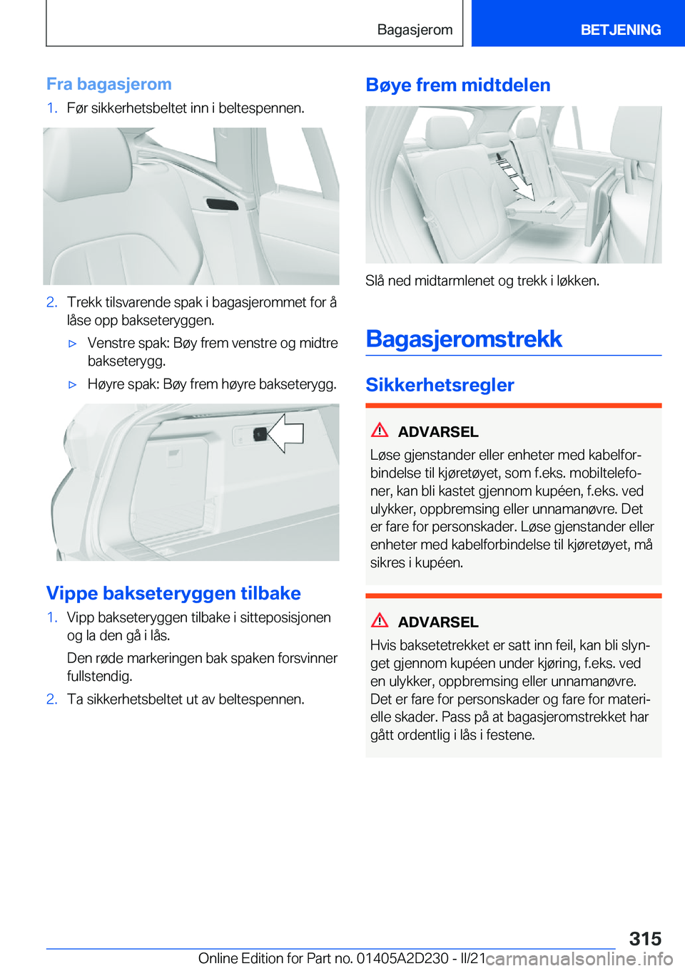 BMW X6 M 2021  InstruksjonsbØker (in Norwegian) �F�r�a��b�a�g�a�s�j�e�r�o�m�1�.�F�