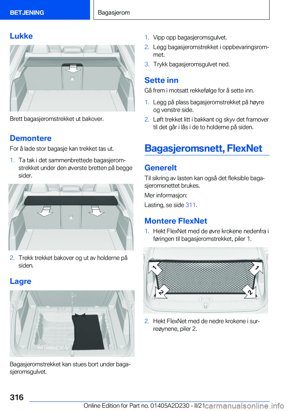 BMW X6 M 2021  InstruksjonsbØker (in Norwegian) �L�u�k�k�e
�B�r�e�t�t��b�a�g�a�s�j�e�r�o�m�s�t�r�e�k�k�e�t��u�t��b�a�k�o�v�e�r�.
�D�e�m�o�n�t�e�r�e �F�o�r��å��l�a�d�e��s�t�o�r��b�a�g�a�s�j�e��k�a�n��t�r�e�k�k�e�t��t�a�s��u�t�.
�1�.�T�a�