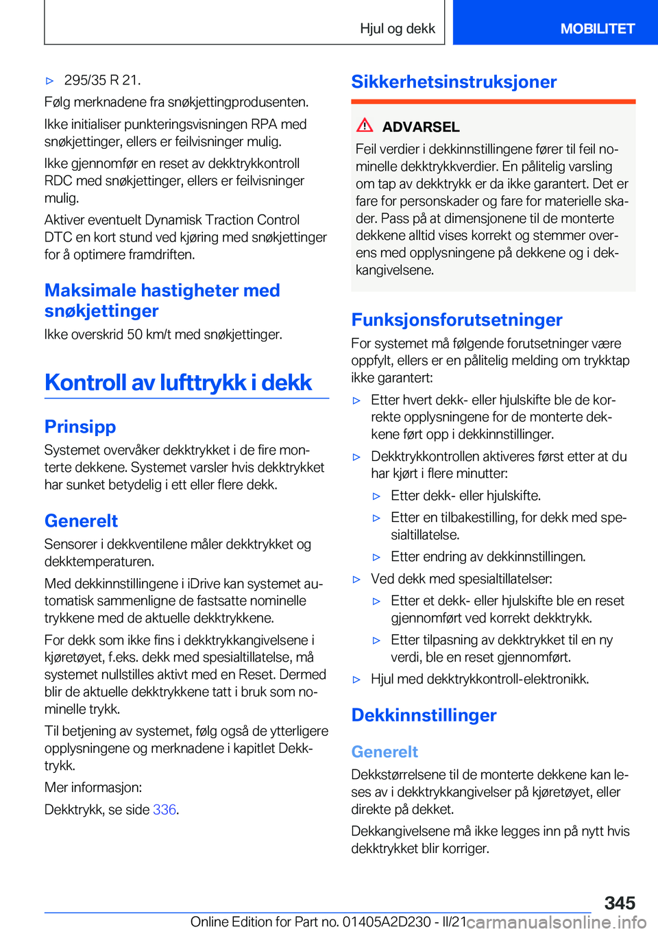 BMW X6 M 2021  InstruksjonsbØker (in Norwegian) 'x�2�9�5�/�3�5��R��2�1�.
�F�