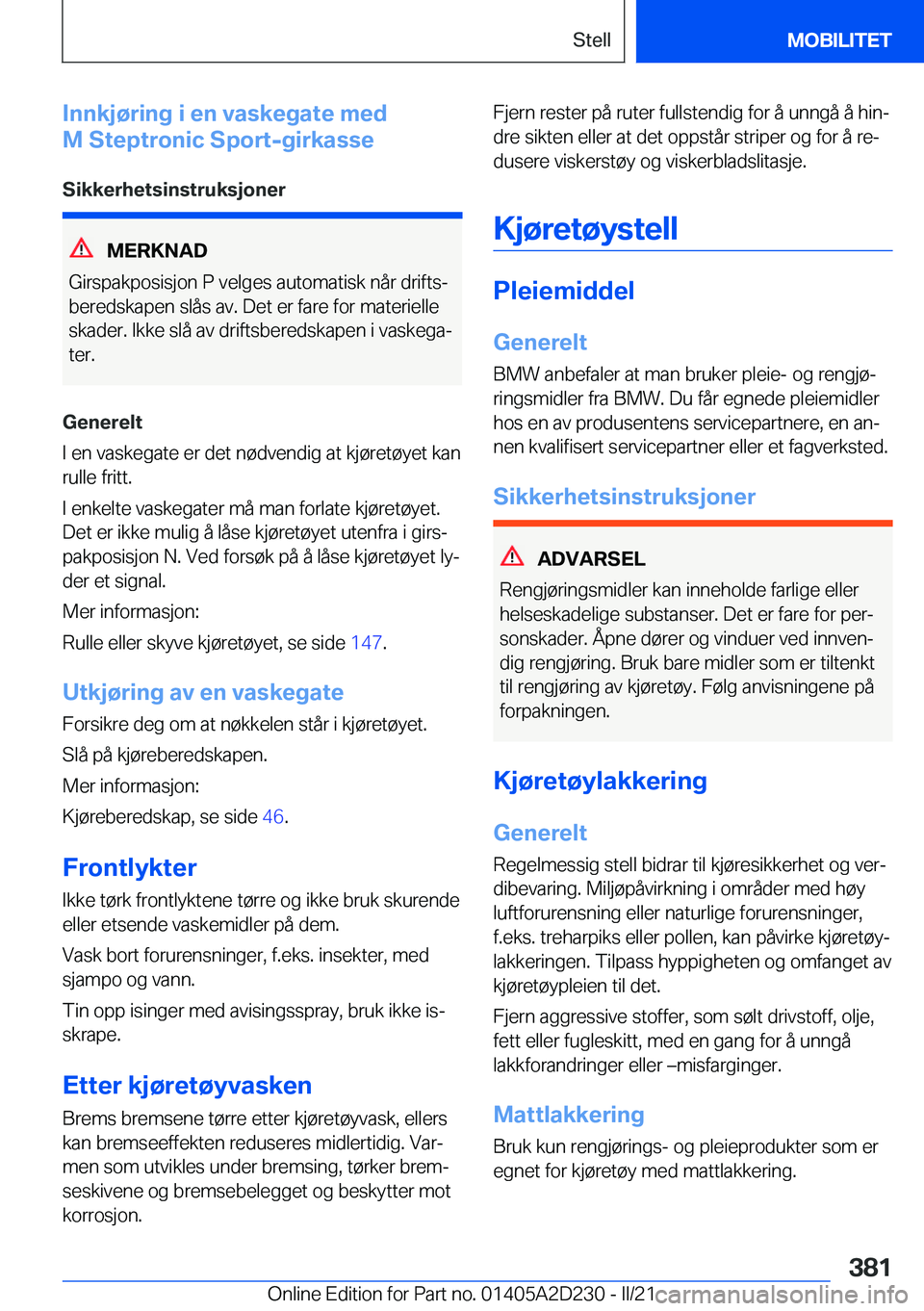 BMW X6 M 2021  InstruksjonsbØker (in Norwegian) �I�n�n�k�j�