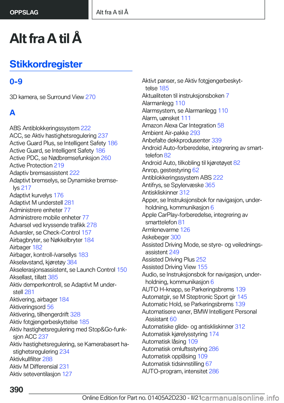 BMW X6 M 2021  InstruksjonsbØker (in Norwegian) �A�l�t��f�r�a��A��t�i�l��