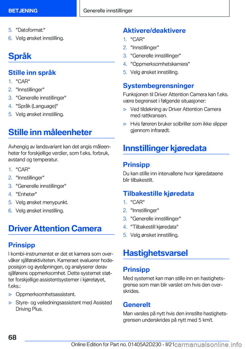 BMW X6 M 2021  InstruksjonsbØker (in Norwegian) �5�.��D�a�t�o�f�o�r�m�a�t�:��6�.�V�e�l�g��