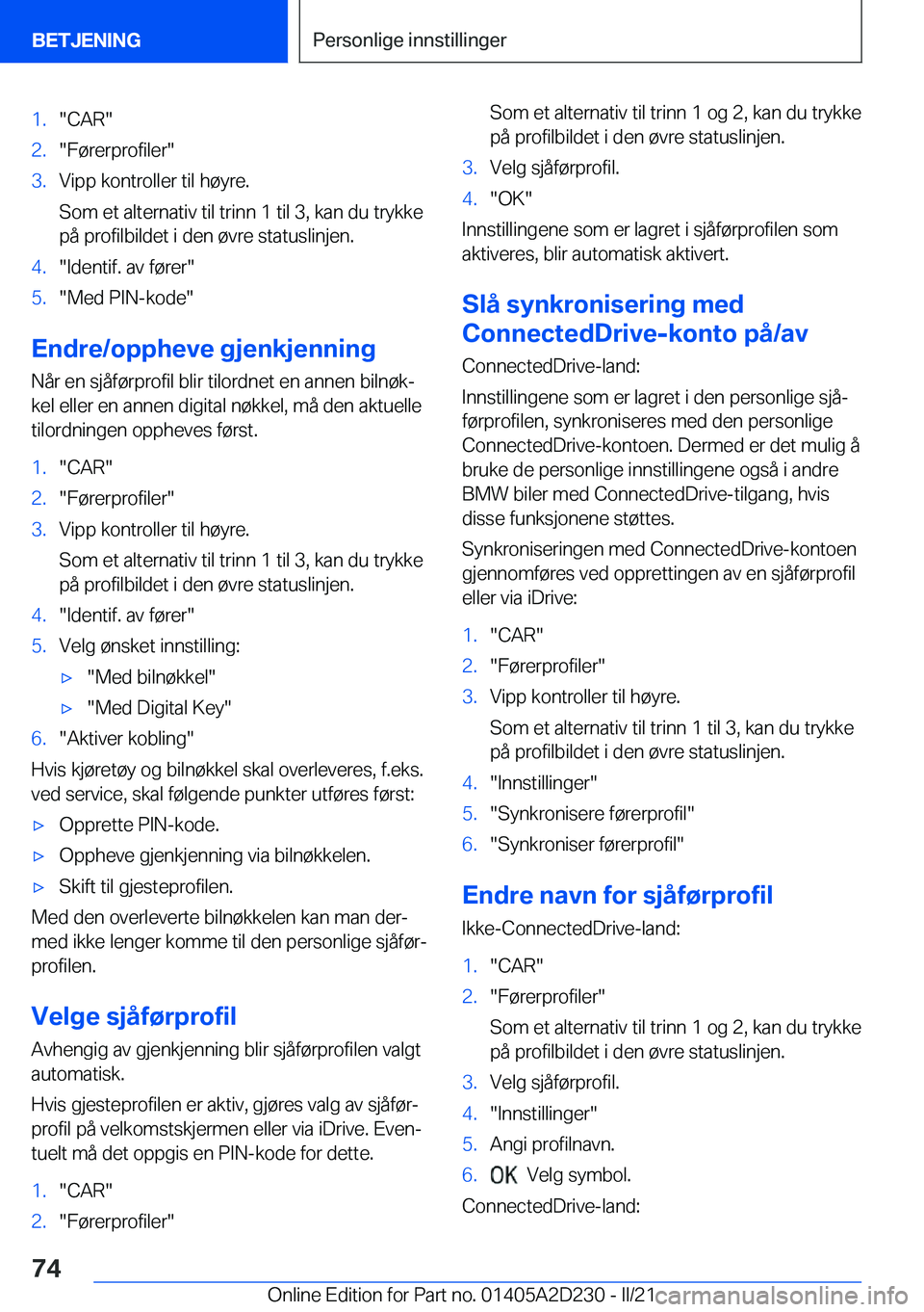 BMW X6 M 2021  InstruksjonsbØker (in Norwegian) �1�.��C�A�R��2�.��F�