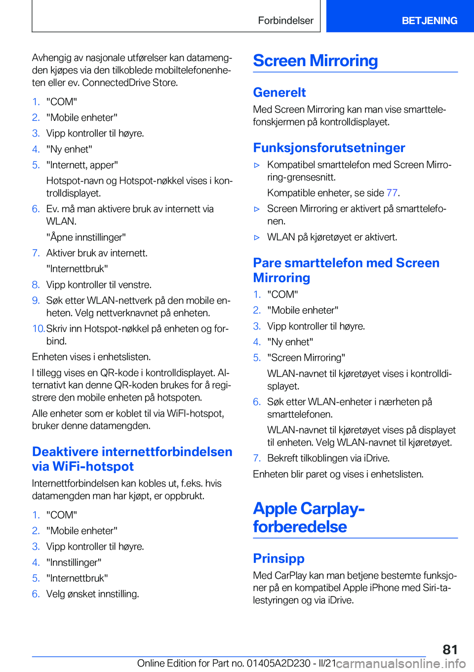 BMW X6 M 2021  InstruksjonsbØker (in Norwegian) �A�v�h�e�n�g�i�g��a�v��n�a�s�j�o�n�a�l�e��u�t�f�