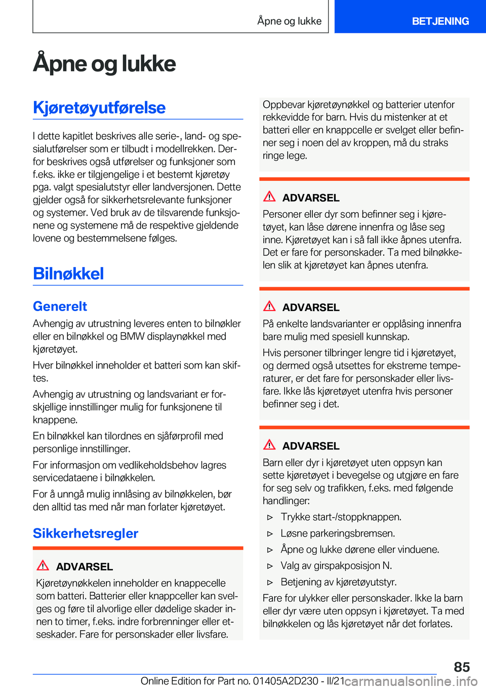 BMW X6 M 2021  InstruksjonsbØker (in Norwegian) �