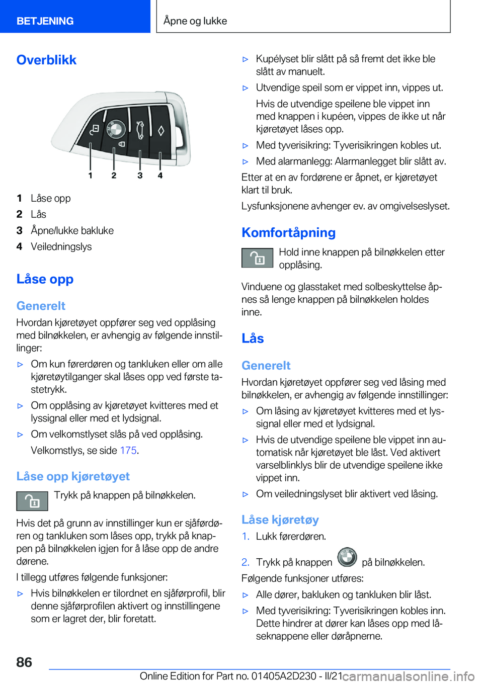BMW X6 M 2021  InstruksjonsbØker (in Norwegian) �O�v�e�r�b�l�i�k�k�1�L�å�s�e��o�p�p�2�L�å�s�3�