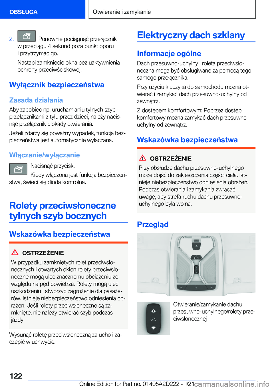 BMW X6 M 2021  Instrukcja obsługi (in Polish) �2�.���P�o�n�o�w�n�i�e��p�o�c�i�