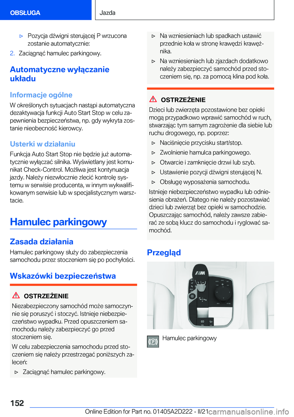 BMW X6 M 2021  Instrukcja obsługi (in Polish) 'x�P�o�z�y�c�j�a��d7�w�i�g�n�i��s�t�e�r�u�j�