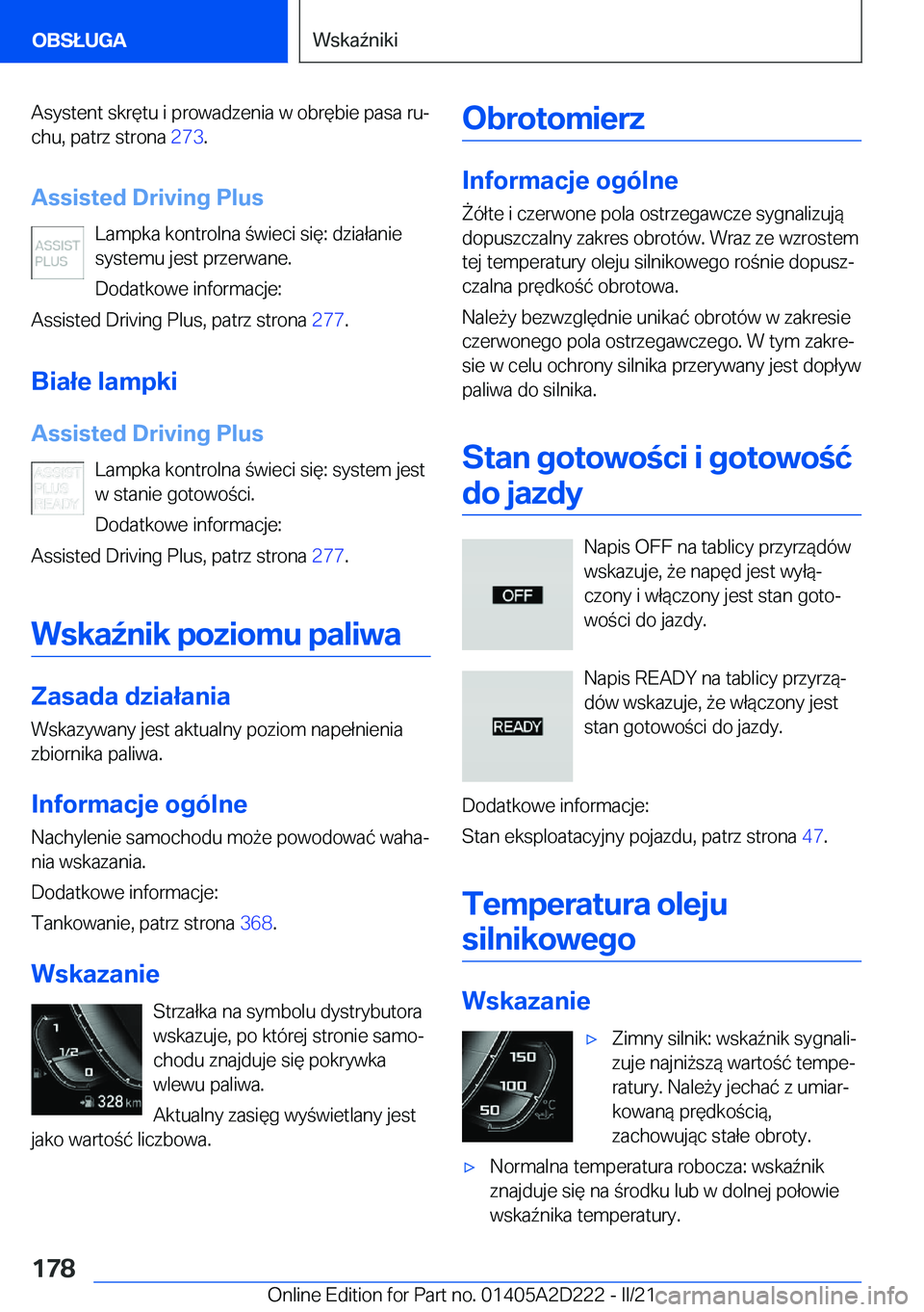 BMW X6 M 2021  Instrukcja obsługi (in Polish) �A�s�y�s�t�e�n�t��s�k�r�