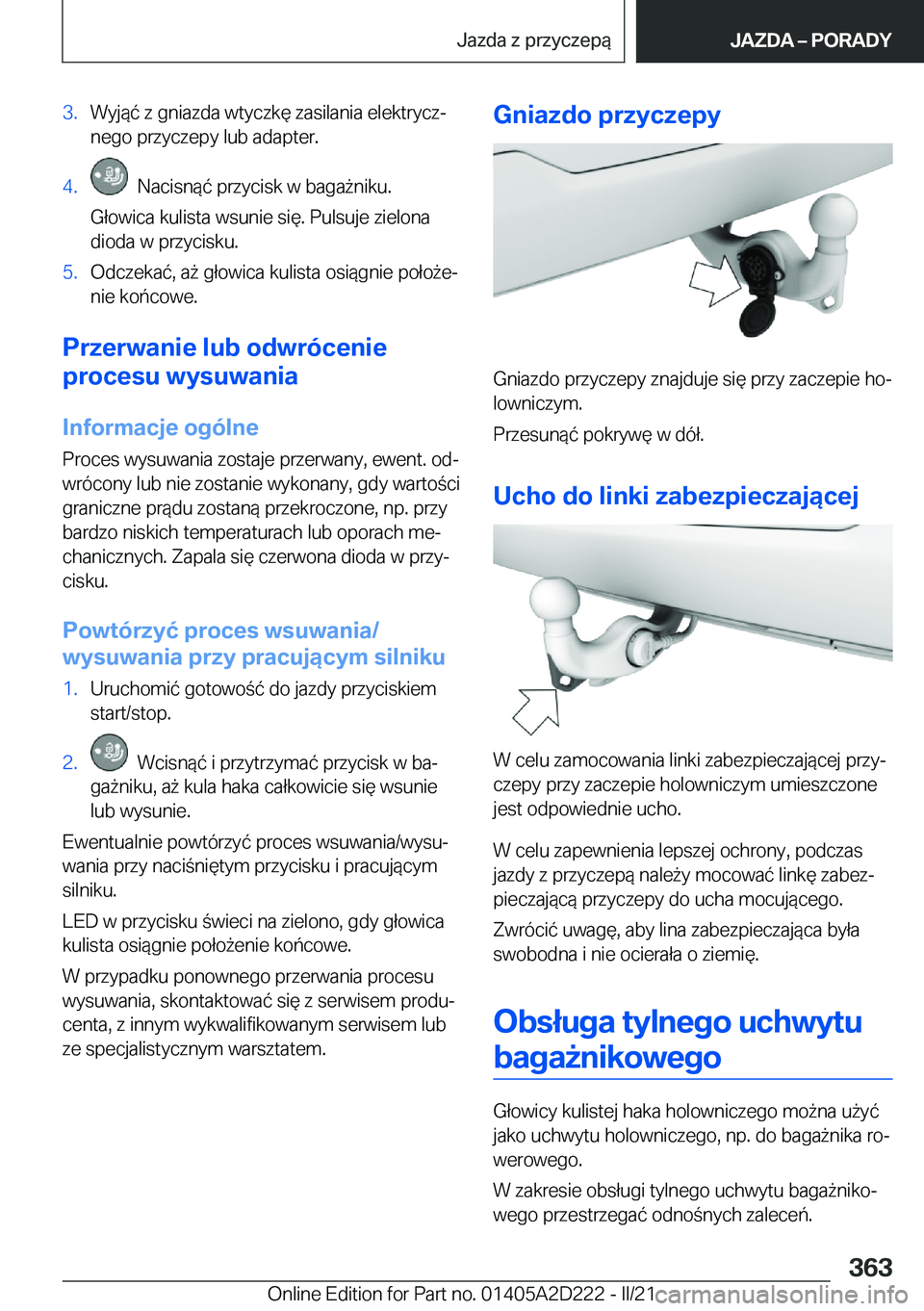 BMW X6 M 2021  Instrukcja obsługi (in Polish) �3�.�W�y�j�