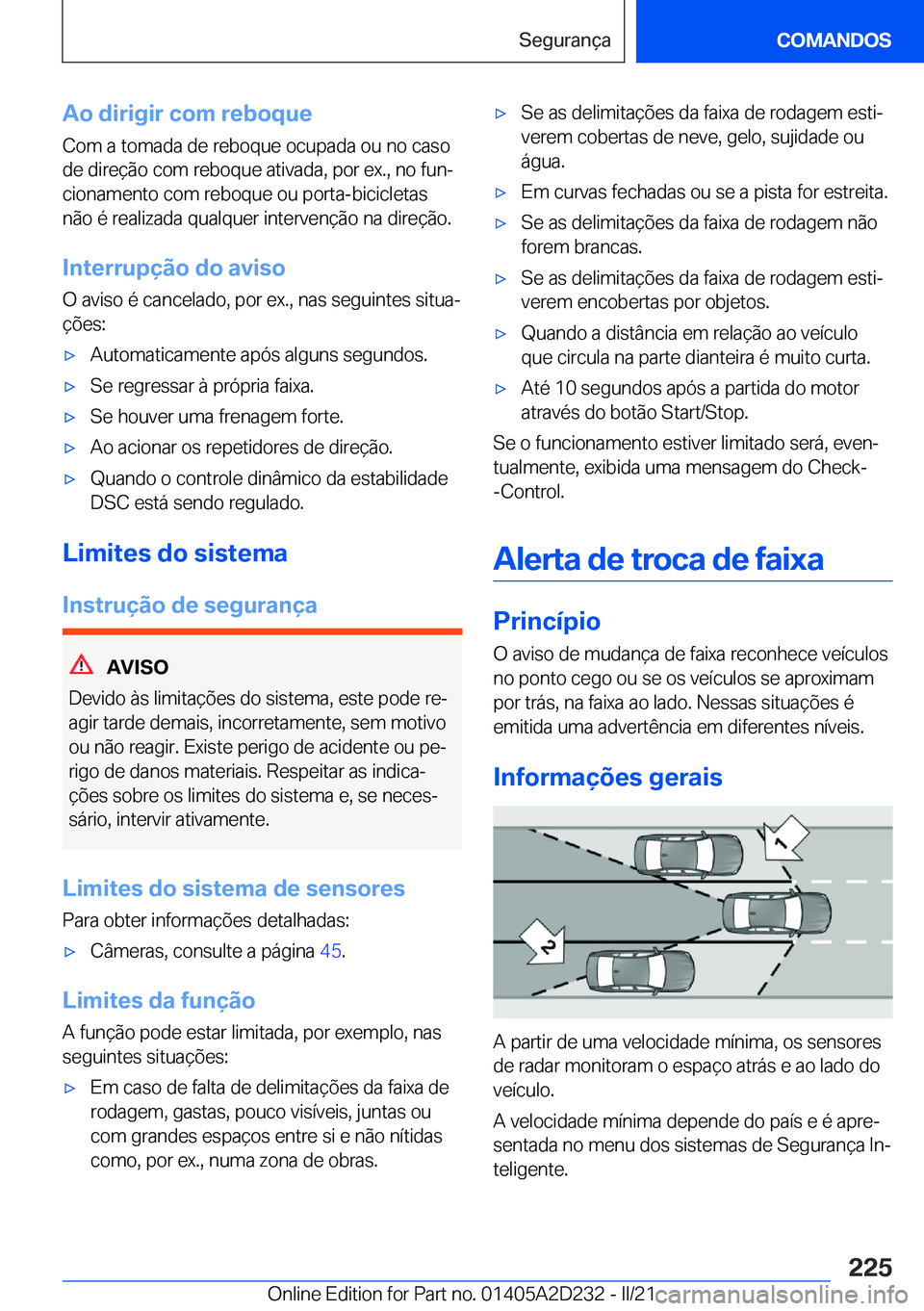 BMW X6 M 2021  Manual do condutor (in Portuguese) �A�o��d�i�r�i�g�i�r��c�o�m��r�e�b�o�q�u�e
�C�o�m��a��t�o�m�a�d�a��d�e��r�e�b�o�q�u�e��o�c�u�p�a�d�a��o�u��n�o��c�a�s�o
�d�e��d�i�r�e�