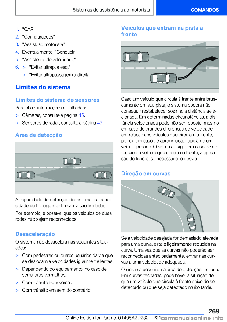 BMW X6 M 2021  Manual do condutor (in Portuguese) �1�.��C�A�R��2�.��C�o�n�f�i�g�u�r�a�