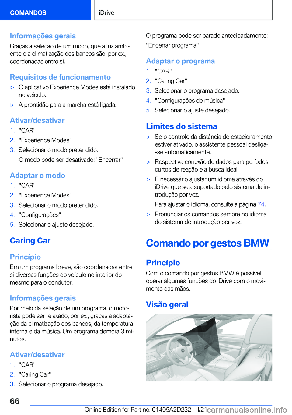 BMW X6 M 2021  Manual do condutor (in Portuguese) �I�n�f�o�r�m�a�
