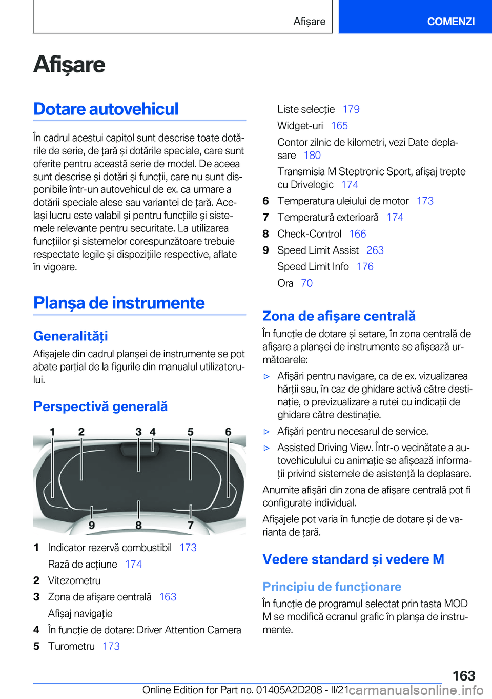 BMW X6 M 2021  Ghiduri De Utilizare (in Romanian) �A�f�i&�a�r�e�D�o�t�a�r�e��a�u�t�o�v�e�h�i�c�u�l
�