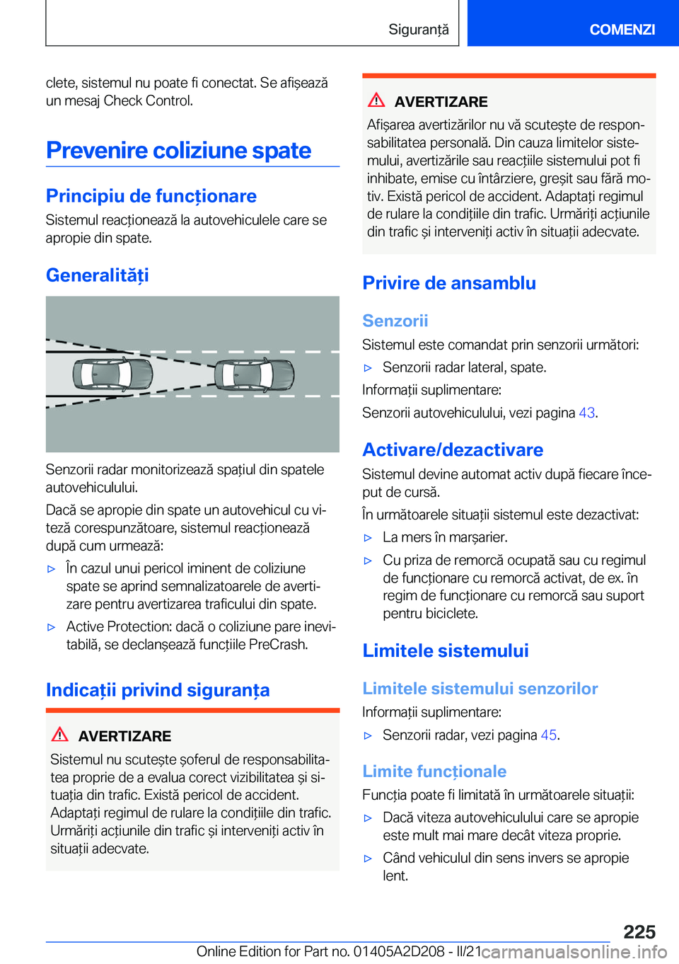 BMW X6 M 2021  Ghiduri De Utilizare (in Romanian) �c�l�e�t�e�,��s�i�s�t�e�m�u�l��n�u��p�o�a�t�e��f�i��c�o�n�e�c�t�a�t�.��S�e��a�f�i&�e�a�z�ă�u�n��m�e�s�a�j��C�h�e�c�k��C�o�n�t�r�o�l�.
�P�r�e�v�e�n�i�r�e��c�o�l�i�z�i�u�n�e��s�p�a�t�e
�P�