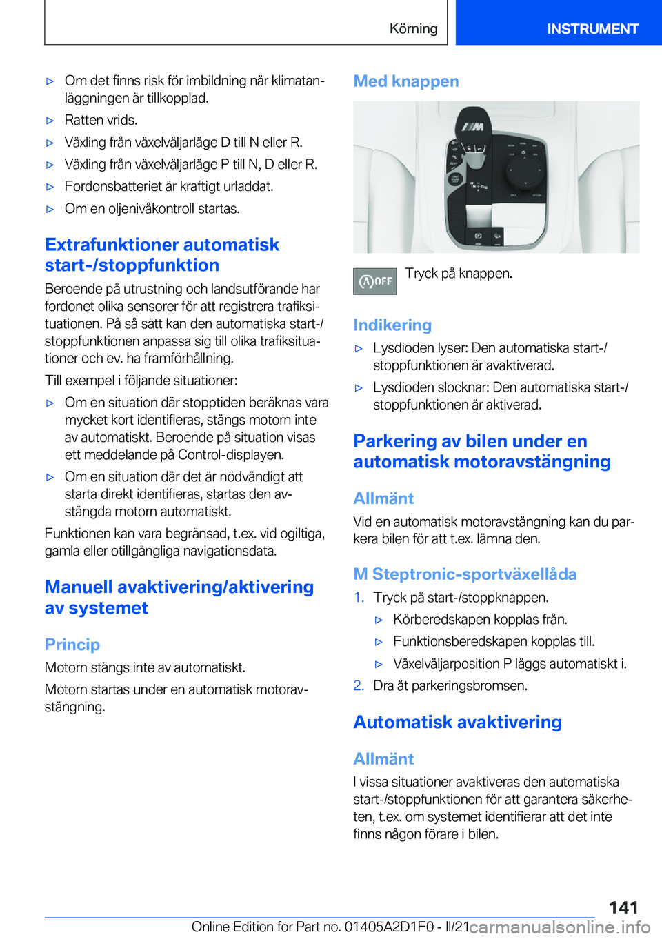 BMW X6 M 2021  InstruktionsbÖcker (in Swedish) 'x�O�m��d�e�t��f�i�n�n�s��r�i�s�k��f�