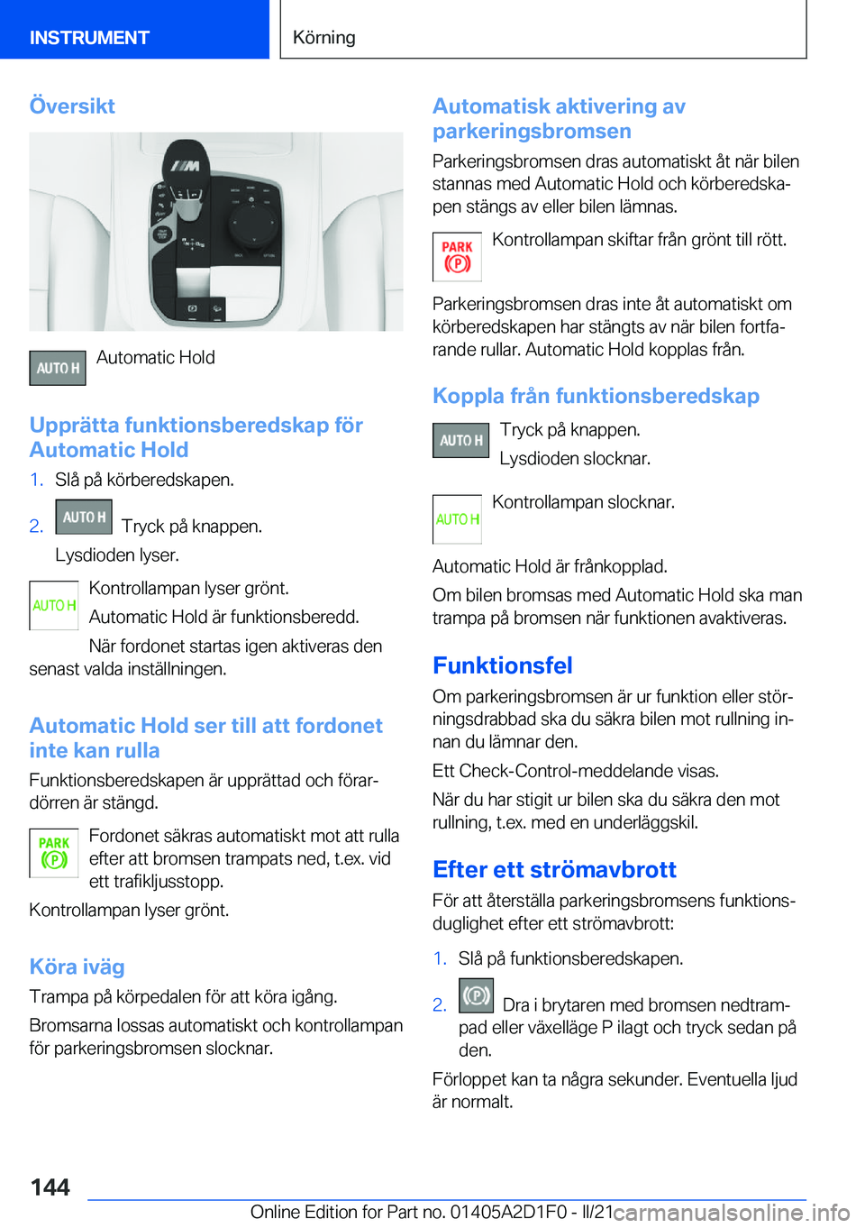 BMW X6 M 2021  InstruktionsbÖcker (in Swedish) �