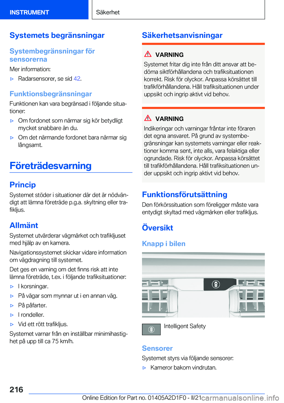BMW X6 M 2021  InstruktionsbÖcker (in Swedish) �S�y�s�t�e�m�e�t�s��b�e�g�r�ä�n�s�n�i�n�g�a�r
�S�y�s�t�e�m�b�e�g�r�ä�n�s�n�i�n�g�a�r��f�