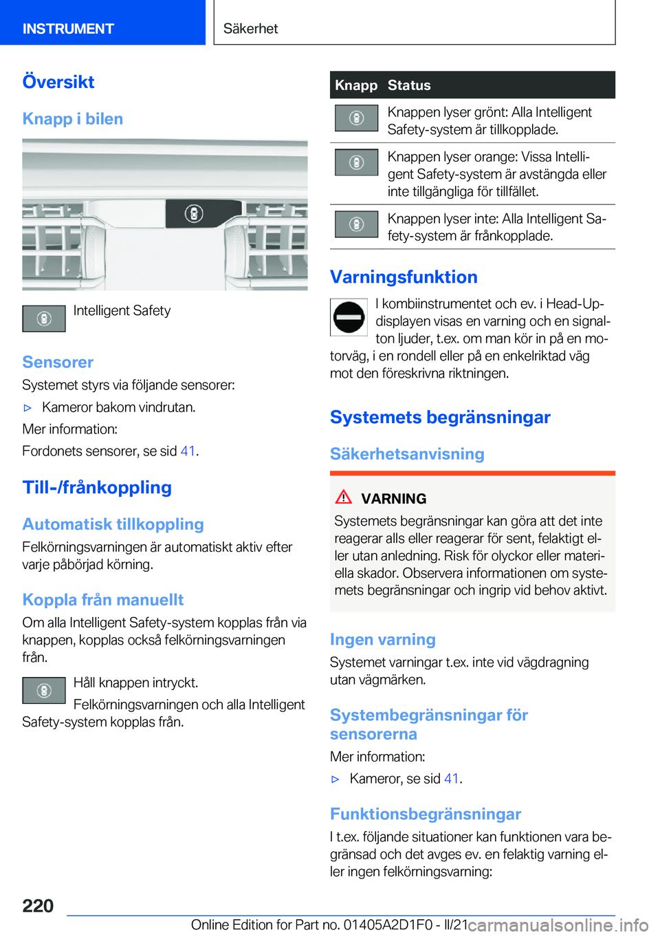 BMW X6 M 2021  InstruktionsbÖcker (in Swedish) �