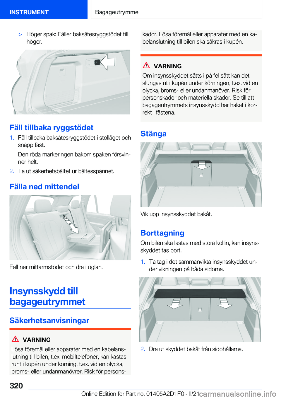 BMW X6 M 2021  InstruktionsbÖcker (in Swedish) 'x�H�