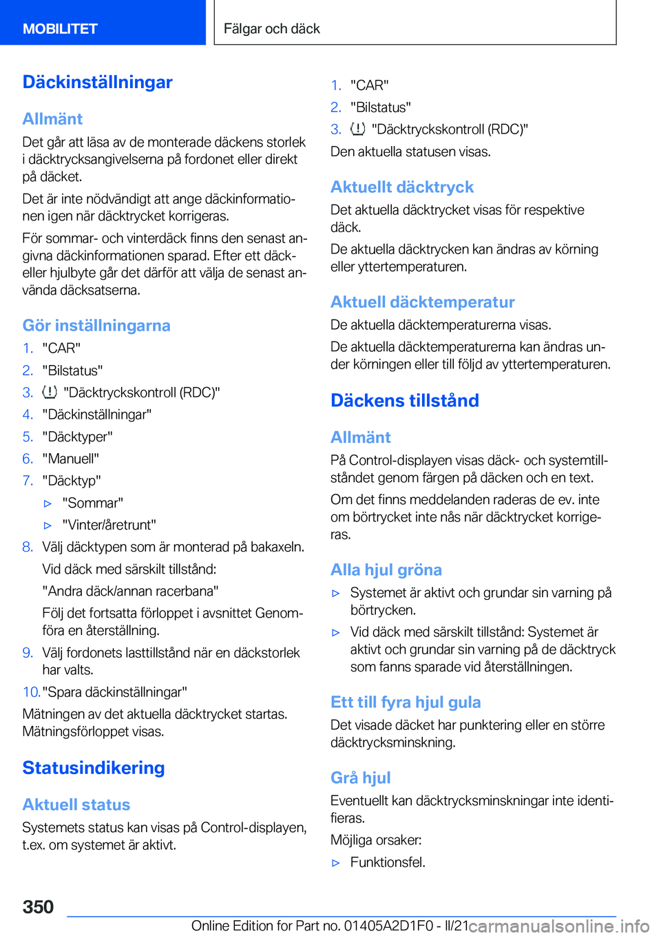 BMW X6 M 2021  InstruktionsbÖcker (in Swedish) �D�ä�c�k�i�n�s�t�ä�l�l�n�i�n�g�a�r
�A�l�l�m�ä�n�t �D�e�t��g�å�r��a�t�t��l�ä�s�a��a�v��d�e��m�o�n�t�e�r�a�d�e��d�ä�c�k�e�n�s��s�t�o�r�l�e�k
�i��d�ä�c�k�t�r�y�c�k�s�a�n�g�i�v�e�l�s�e�r�n
