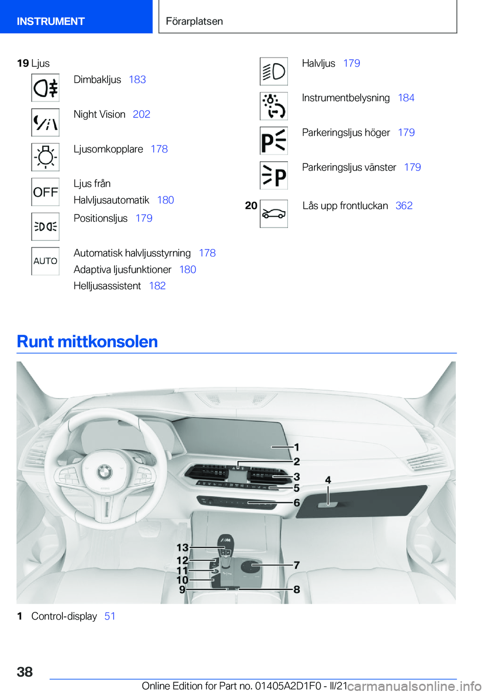 BMW X6 M 2021  InstruktionsbÖcker (in Swedish) �1�9�L�j�u�s�D�i�m�b�a�k�l�j�u�s\_�1�8�3�N�i�g�h�t��V�i�s�i�o�n\_ �2�0�2�L�j�u�s�o�m�k�o�p�p�l�a�r�e\_ �1�7�8�L�j�u�s��f�r�å�n
�H�a�l�v�l�j�u�s�a�u�t�o�m�a�t�i�k\_ �1�8�0�P�o�s�i�t�i�o�n�s�