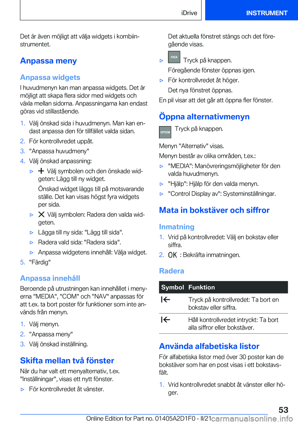 BMW X6 M 2021  InstruktionsbÖcker (in Swedish) �D�e�t��ä�r��ä�v�e�n��m�