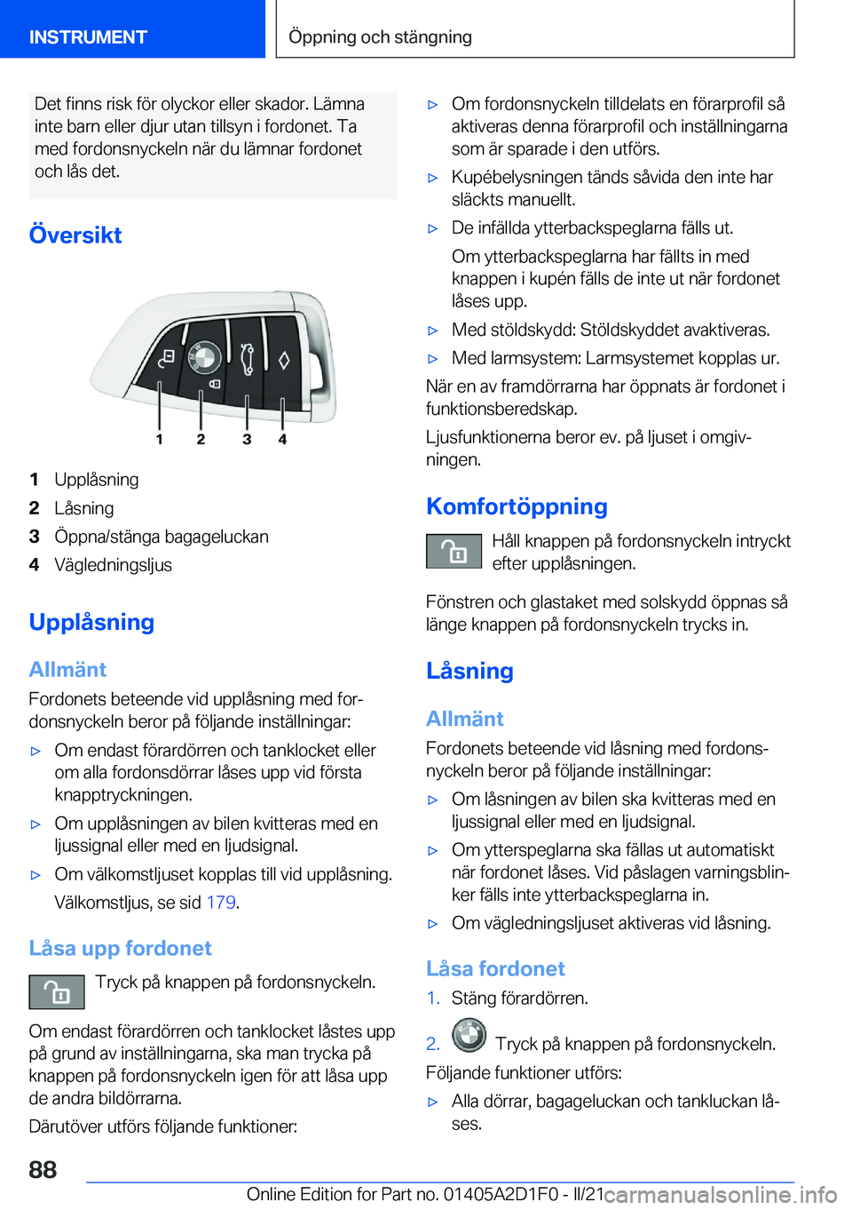 BMW X6 M 2021  InstruktionsbÖcker (in Swedish) �D�e�t��f�i�n�n�s��r�i�s�k��f�