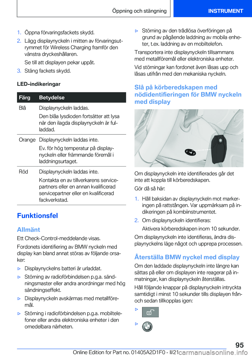 BMW X6 M 2021  InstruktionsbÖcker (in Swedish) �1�.�