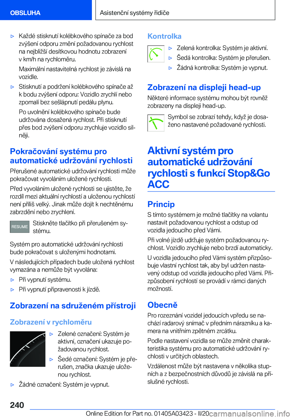 BMW X6 M 2020  Návod na použití (in Czech) 'x�K�a�d�