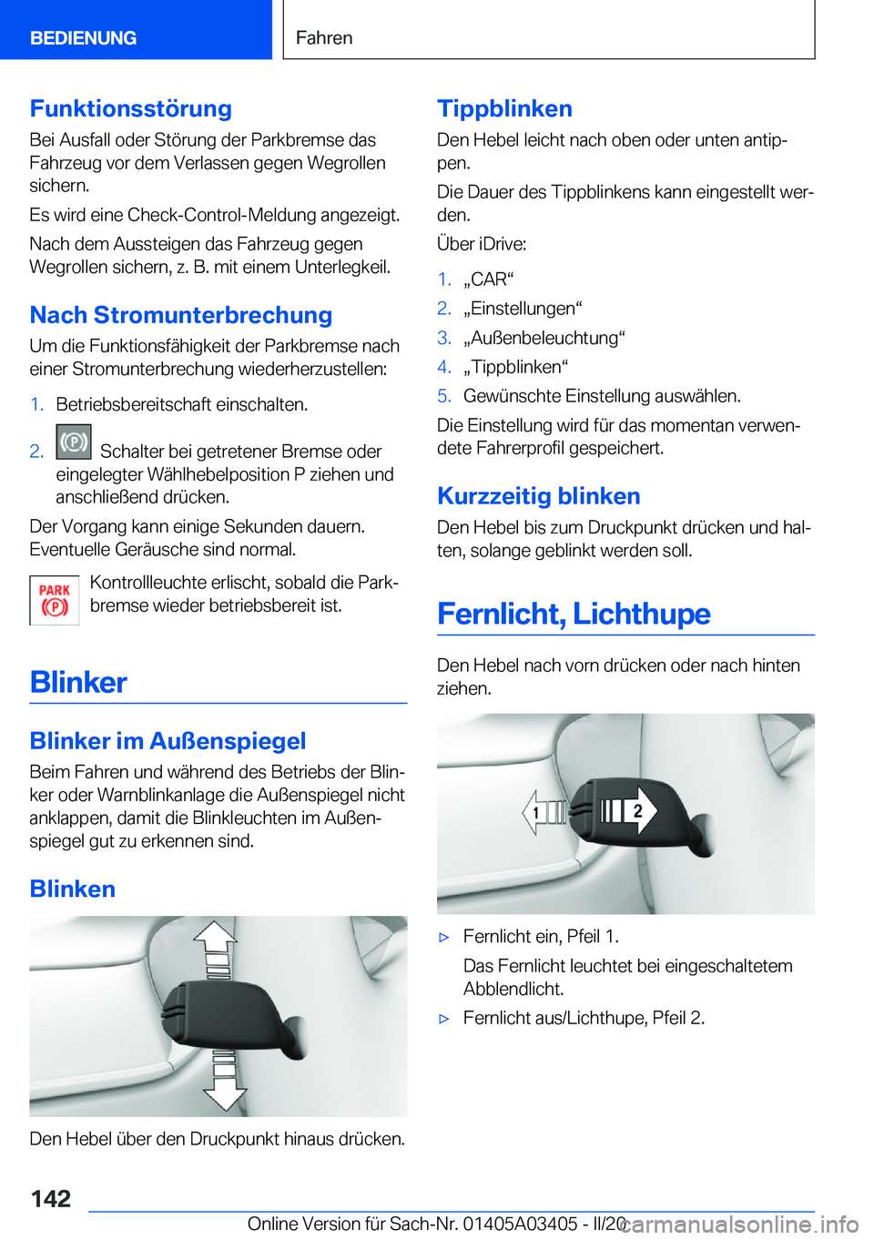 BMW X6 M 2020  Betriebsanleitungen (in German) �F�u�n�k�t�i�o�n�s�s�t�