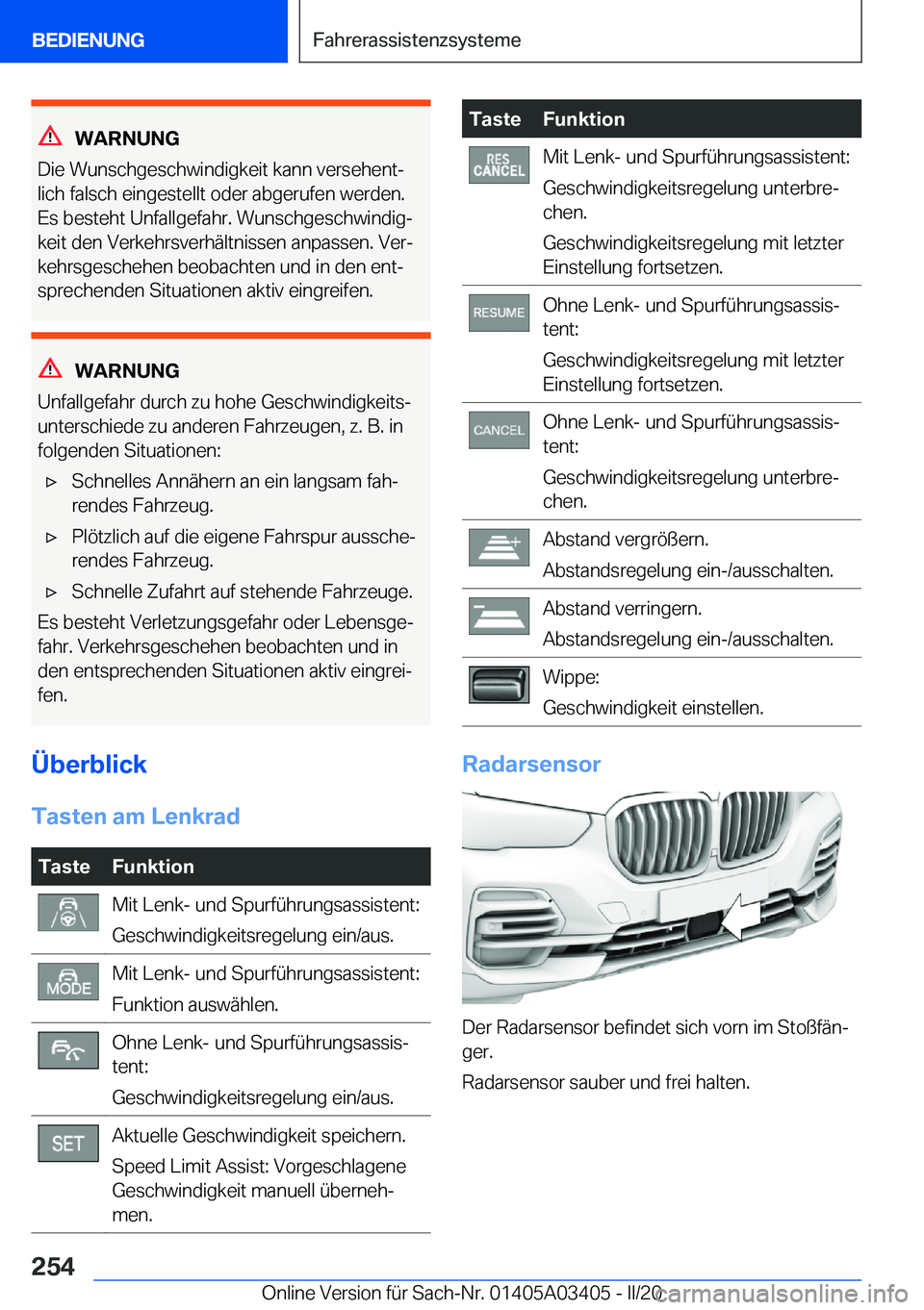 BMW X6 M 2020  Betriebsanleitungen (in German) �W�A�R�N�U�N�G
�D�i�e��W�u�n�s�c�h�g�e�s�c�h�w�i�n�d�i�g�k�e�i�t��k�a�n�n��v�e�r�s�e�h�e�n�tj
�l�i�c�h��f�a�l�s�c�h��e�i�n�g�e�s�t�e�l�l�t��o�d�e�r��a�b�g�e�r�u�f�e�n��w�e�r�d�e�n�.
�E�s��b�