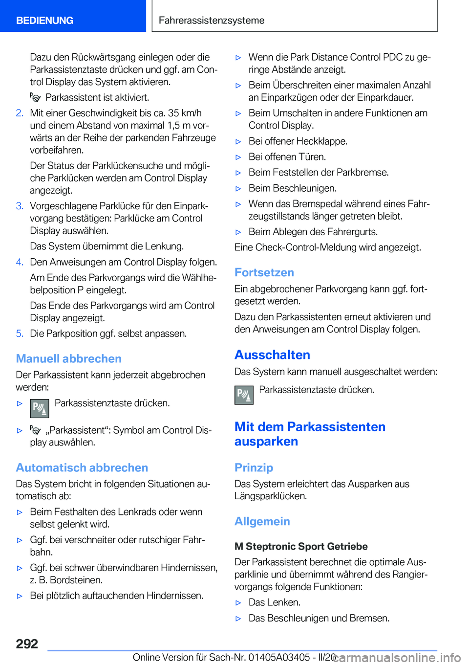 BMW X6 M 2020  Betriebsanleitungen (in German) �D�a�z�u��d�e�n��R�