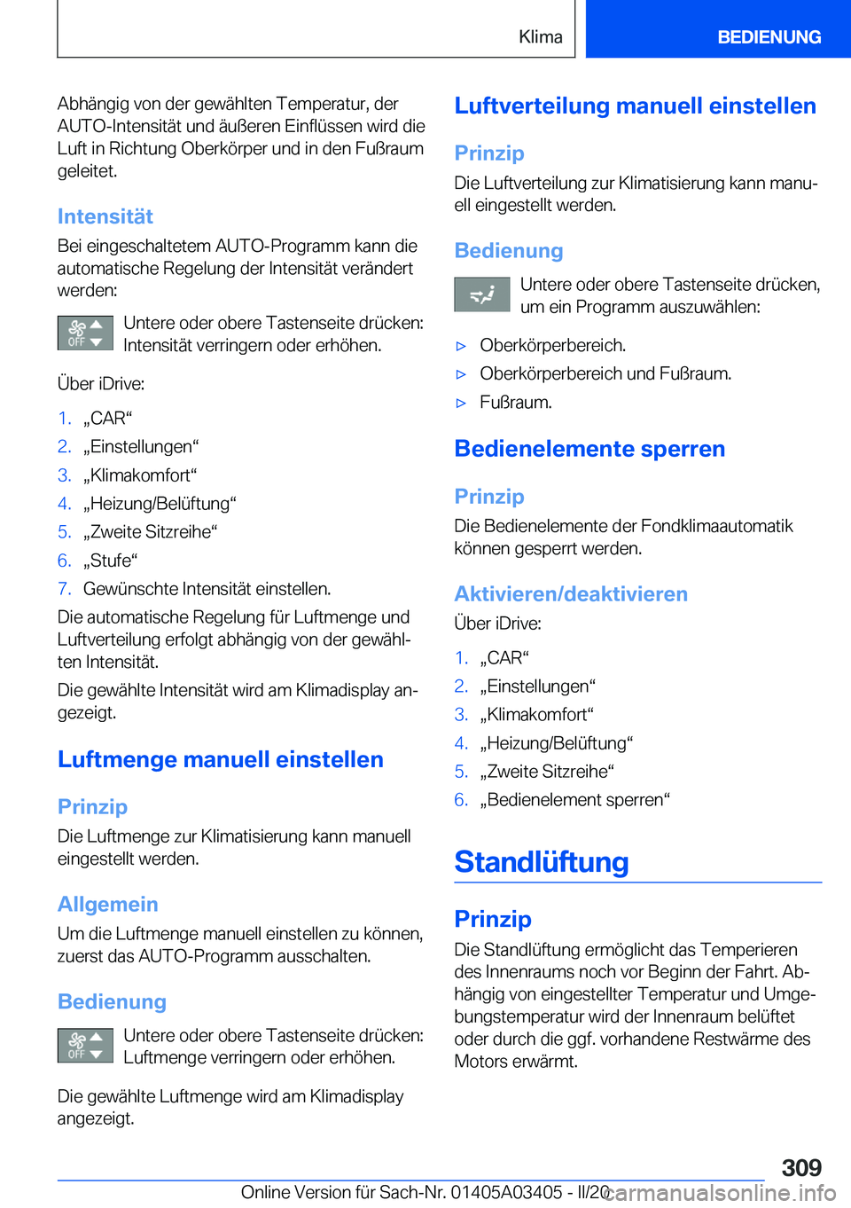 BMW X6 M 2020  Betriebsanleitungen (in German) �A�b�h�