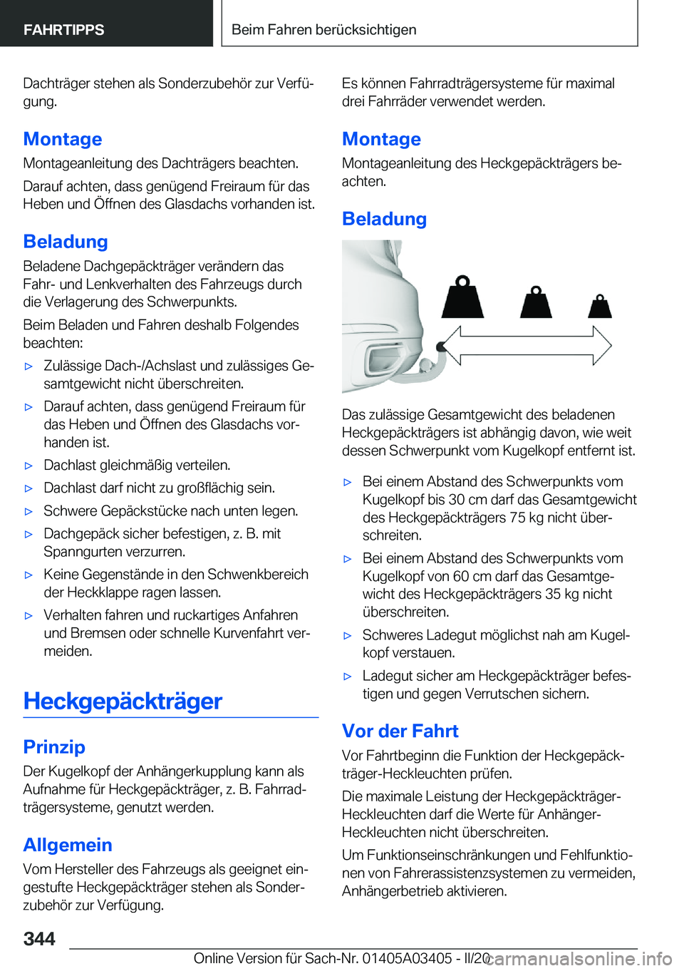 BMW X6 M 2020  Betriebsanleitungen (in German) �D�a�c�h�t�r�