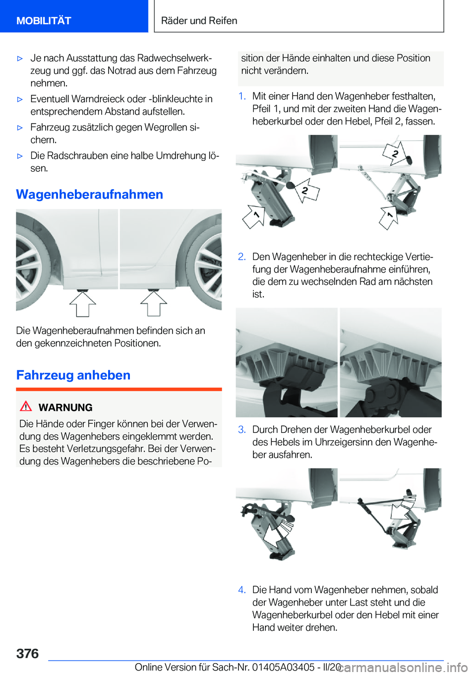 BMW X6 M 2020  Betriebsanleitungen (in German) 'x�J�e��n�a�c�h��A�u�s�s�t�a�t�t�u�n�g��d�a�s��R�a�d�w�e�c�h�s�e�l�w�e�r�kj�z�e�u�g��u�n�d��g�g�f�.��d�a�s��N�o�t�r�a�d��a�u�s��d�e�m��F�a�h�r�z�e�u�g
�n�e�h�m�e�n�.'x�E�v�e�n�t�u�