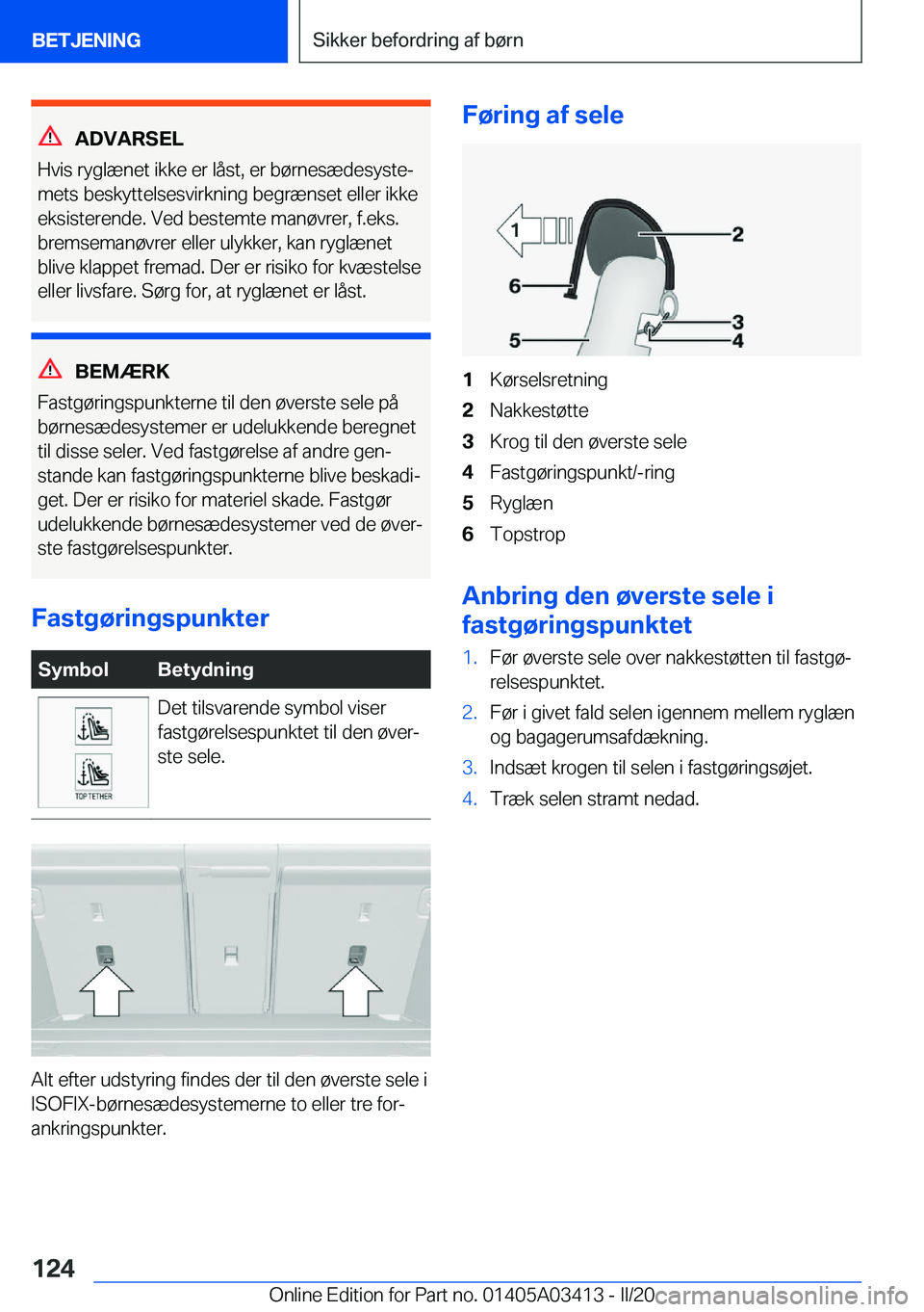 BMW X6 M 2020  InstruktionsbØger (in Danish) �A�D�V�A�R�S�E�L
�H�v�i�s��r�y�g�l�æ�n�e�t��i�k�k�e��e�r��l�å�s�t�,��e�r��b�