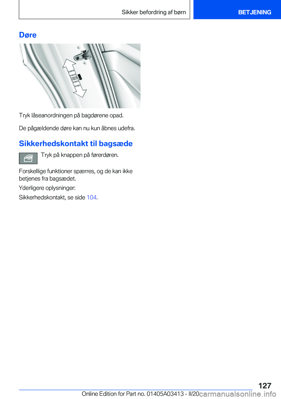 BMW X6 M 2020  InstruktionsbØger (in Danish) �D�