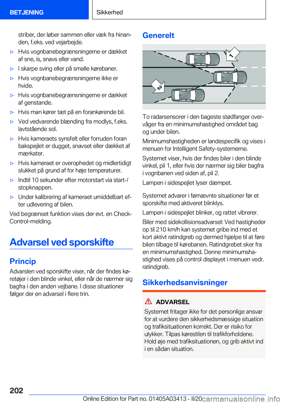BMW X6 M 2020  InstruktionsbØger (in Danish) �s�t�r�i�b�e�r�,��d�e�r��l�