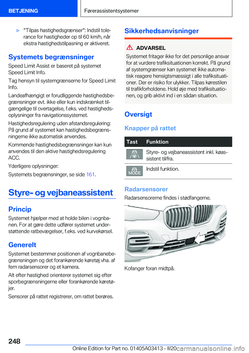 BMW X6 M 2020  InstruktionsbØger (in Danish) 'x��T�i�l�p�a�s��h�a�s�t�i�g�h�e�d�s�g�r�æ�n�s�e�r��:��I�n�d�s�t�i�l��t�o�l�ej
�r�a�n�c�e��f�o�r��h�a�s�t�i�g�h�e�d�e�r��o�p��t�i�l��6�0��k�m�/�h�,��n�å�r
�e�k�s�t�r�a��h�a�s�t�i�g