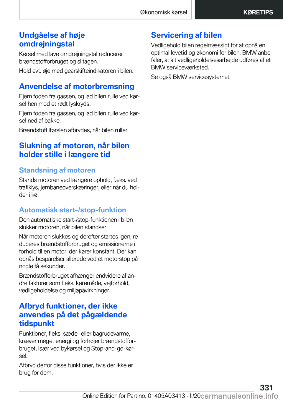 BMW X6 M 2020  InstruktionsbØger (in Danish) �U�n�d�g�å�e�l�s�e��a�f��h�
